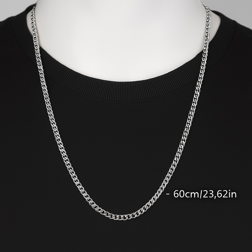 Welder Helmet Stainless Steel Pendant with Titanium Chain - Picture 5 of 5